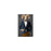 Ram Drinking White Wine Wall Art - Navy and Orange Suit