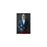 Bald eagle drinking beer wearing blue and red suit small wall art print
