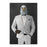 Bald eagle drinking martini wearing white suit canvas wall art