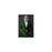 Bald eagle drinking whiskey wearing green suit small wall art print