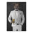 Cougar Drinking Beer Wall Art - White Suit