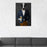 Cow Drinking Beer Wall Art - Navy and Orange Suit