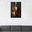 Cow Drinking Beer Wall Art - Orange and Black Suit