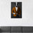 Cow Drinking Martini Wall Art - Orange and Black Suit