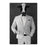 Cow Drinking Martini Wall Art - White Suit