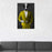 Cow Drinking Martini Wall Art - Yellow Suit
