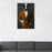 Cow Drinking Red Wine Wall Art - Orange Suit