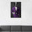 Cow Drinking Whiskey Wall Art - Purple Suit