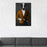 Cow Smoking Cigar Wall Art - Orange and Black Suit