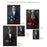 Rabbit Drinking Red Wine Wall Art - Red and Black Suit
