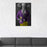 Elephant drinking beer wearing purple and yellow suit wall art in man cave