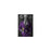 Elephant drinking beer wearing purple suit small wall art print