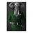 Elephant drinking red wine wearing green suit canvas wall art