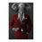 Elephant drinking whiskey wearing red suit large wall art print