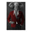 Elephant smoking cigar wearing red and black suit large wall art print