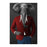 Elephant smoking cigar wearing red and blue suit large wall art print