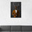 Elk Drinking Red Wine Wall Art - Orange and Black Suit