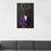 Elk Drinking Whiskey Wall Art - Purple and Orange Suit