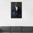 Greyhound Drinking Martini Wall Art - Navy Suit