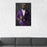 Grizzly Bear Drinking Beer Wall Art - Purple Suit