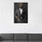 Grizzly Bear Drinking Red Wine Wall Art - Gray Suit