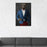 Grizzly Bear Smoking Cigar Wall Art - Blue and Red Suit