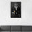 Canvas print of knight drinking beer wearing black suit in man cave art example