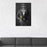 Canvas print of knight drinking beer wearing gray suit in man cave art example