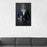 Canvas print of knight drinking beer wearing navy suit in man cave art example