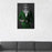 Canvas print of knight drinking whiskey wearing green suit in man cave art example
