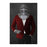 Large print of knight smoking cigar wearing red and black suit art