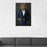 Lion Smoking Cigar Wall Art - Navy Suit