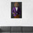 Lion Smoking Cigar Wall Art - Purple and Orange Suit