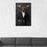 Moose Drinking Martini Wall Art - Black Suit
