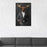 Moose Drinking Martini Wall Art - Gray Suit