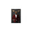 Moose drinking martini wearing red and black suit small wall art print