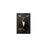 Moose drinking whiskey wearing brown suit small wall art print