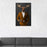 Moose Drinking Whiskey Wall Art - Orange Suit