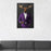 Moose Drinking Whiskey Wall Art - Purple Suit