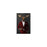 Moose drinking whiskey wearing red suit small wall art print