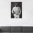 Owl Drinking Beer Wall Art - White Suit