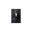Owl drinking martini wearing navy suit small wall art print