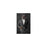 Owl drinking whiskey wearing gray suit small wall art print