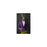 Rabbit drinking whiskey wearing purple and yellow suit small wall art print