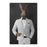 Rabbit drinking whiskey wearing white suit canvas wall art