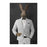 Rabbit drinking whiskey wearing white suit large wall art print