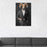 Ram Drinking Red Wine Wall Art - Gray Suit