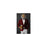 Tiger drinking beer wearing red and white suit small wall art print