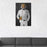 Tiger Drinking Beer Wall Art - White Suit