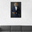 Tiger Drinking Red Wine Wall Art - Navy Suit